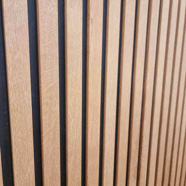 Luxurious WPC Wood Effect Slatted Wall Panels – Stylish & Durable Wall Covering, Easy Installation - UK Luxury Furniture